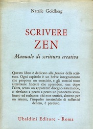 "Scrivere Zen" di Natalie Goldberg (Ubaldini Editore)